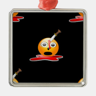 Ornamento De Metal psicopata emoji