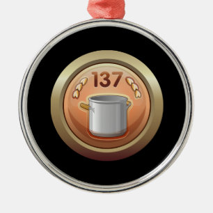Ornamento De Metal Pulso aleatório: prêmio dourado da concha da