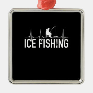 Ornamento De Metal Pulso de Pesca do Gelo Fisher