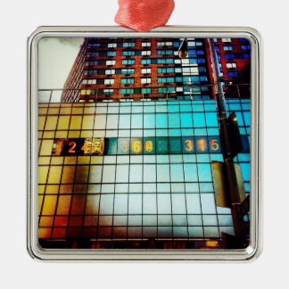 Ornamento De Metal Quadrado da união