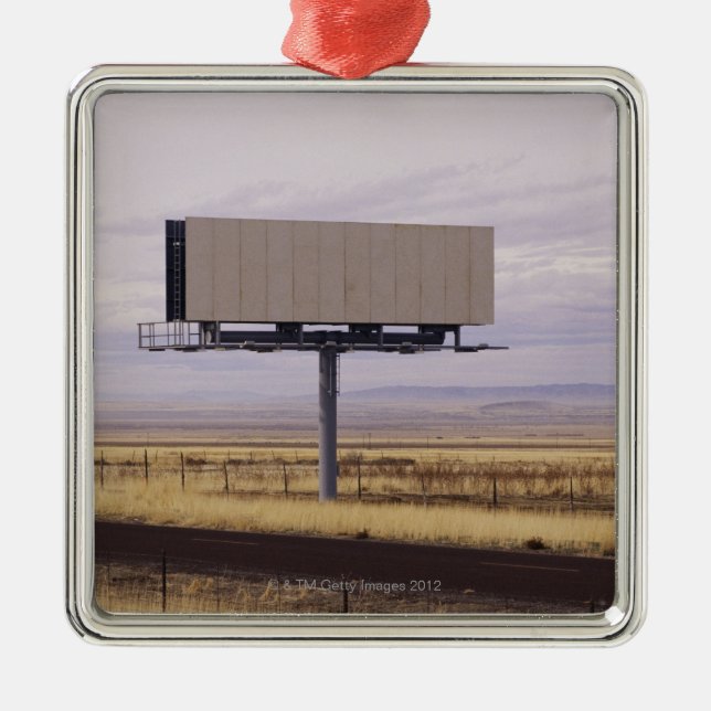 Ornamento De Metal Quadro de avisos vazio (Frente)