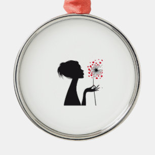 ORNAMENTO DE METAL QUALQUER MOMENTO DO ANO PARA "ELA"