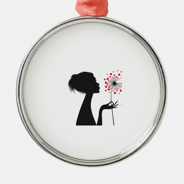 ORNAMENTO DE METAL QUALQUER MOMENTO DO ANO PARA "ELA" (Frente)