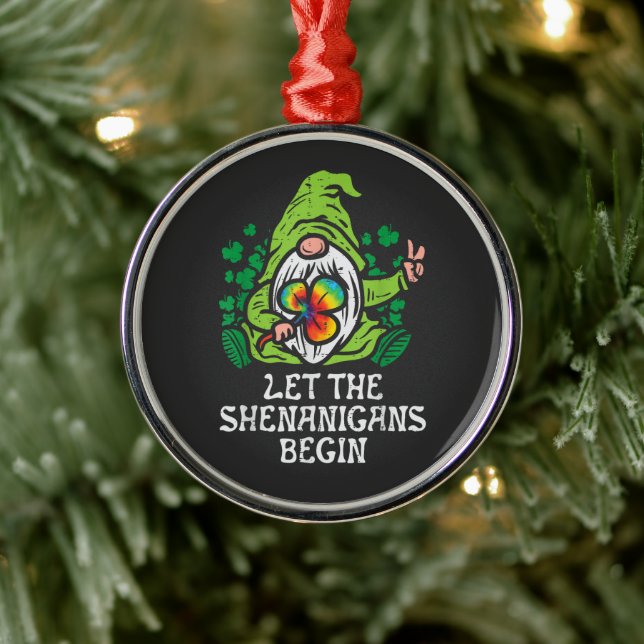 Ornamento De Metal Que Comece a Bagunça (Árvore)