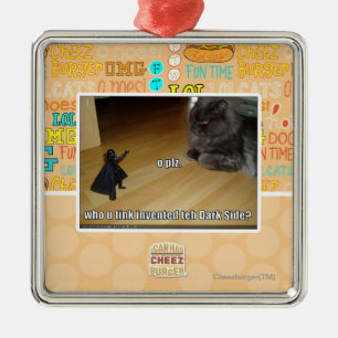 Ornamento De Metal Quem inventou o lado escuro?