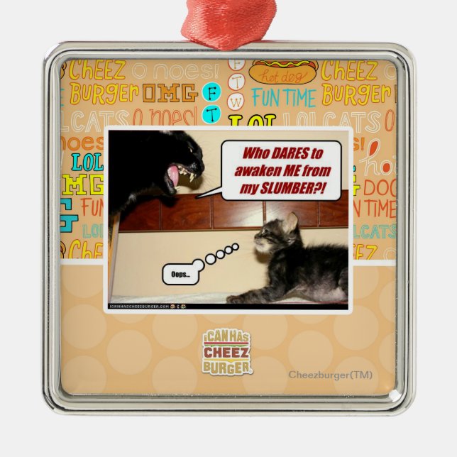 Ornamento De Metal Quem ousa me desperta? (Frente)