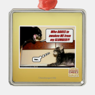 Ornamento De Metal Quem se atreve a me acordar?