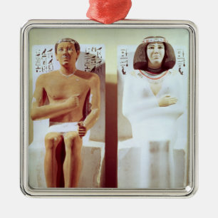 Ornamento De Metal Rahotep e sua esposa, Nofret