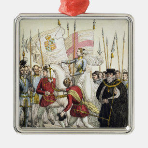 Ornamento De Metal Rainha Elizabeth mim (1530-1603) que reagrupo as