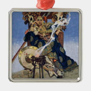 Ornamento De Metal Rainha Maeve Princesa Guerreira Arte Fantasia