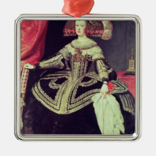 Ornamento De Metal Rainha Mariana de Áustria c.1653