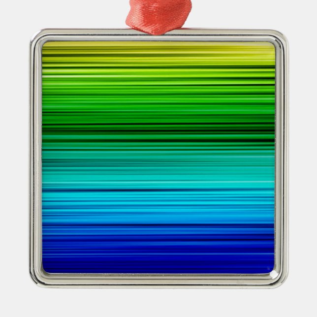 Ornamento De Metal Rainobw (Frente)