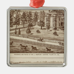 Ornamento De Metal Ranches, Hanford, Cal