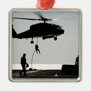 Ornamento De Metal Rápido-corda dos pessoais fora de um SH-60F