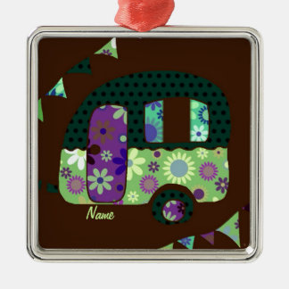 Ornamento De Metal Reboque shabbychic, camper, bunda de caravana