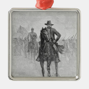 Ornamento De Metal Reconnoitering do general Grant