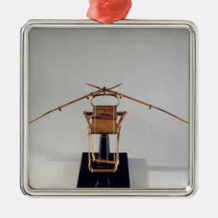 Ornamento De Metal Reconstrução modelo do design de da Vinci