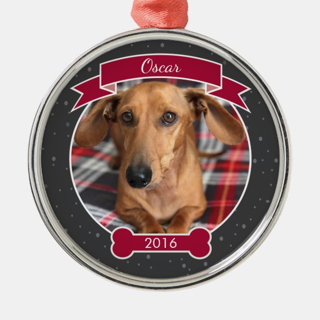 Ornamento de metal redondo (Frente)