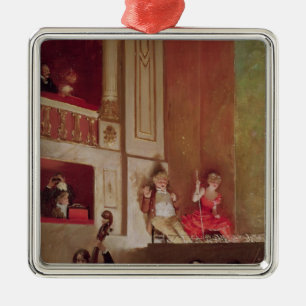 Ornamento De Metal Reexame no DES Varietes do teatro, c.1885