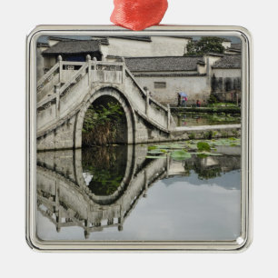 Ornamento De Metal Reflexo da ponte, Vila Hong Cun, Yi