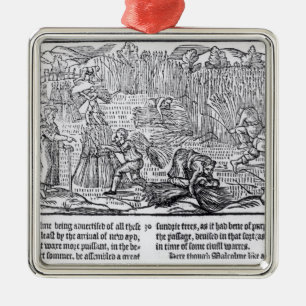 Ornamento De Metal Rei Malcolm de Scotland