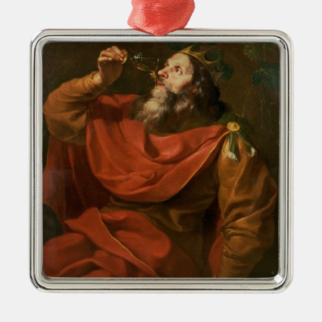 Ornamento De Metal Rei Midas (Frente)