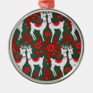 Ornamento De Metal Reindeer