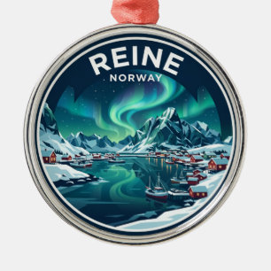 Ornamento De Metal REINE Noruega