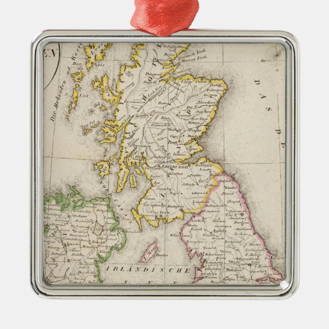 Ornamento De Metal Reino Unido (Frente)