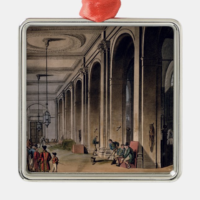 Ornamento De Metal Reis Mews (Frente)