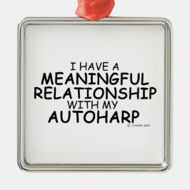 Ornamento De Metal Relação Significativa Autoharp