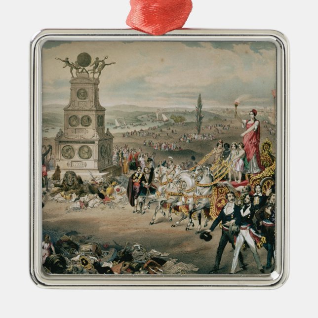 Ornamento De Metal República Democrática & social universal (Frente)