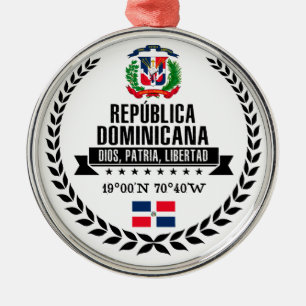 Ornamento De Metal República Dominicana