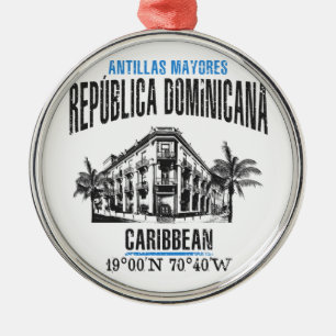 Ornamento De Metal República Dominicana