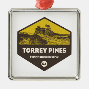 Ornamento De Metal Reserva Estadual de Torrey Pines Califórnia