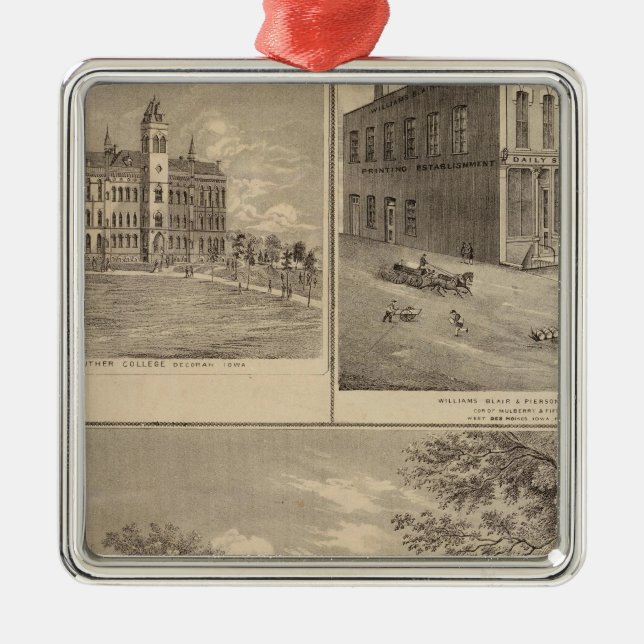 Ornamento De Metal Residência, Universidade da Liberdade Ocidental (Frente)