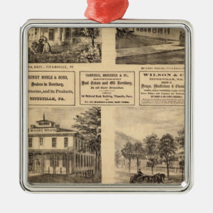 Ornamento De Metal Residências, hotéis, Titusville, Franklin