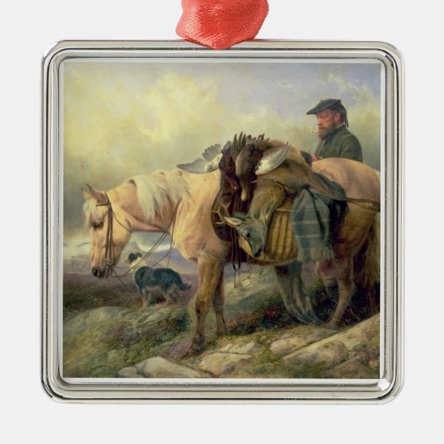 Ornamento De Metal Retornando do monte, 1868 (Frente)