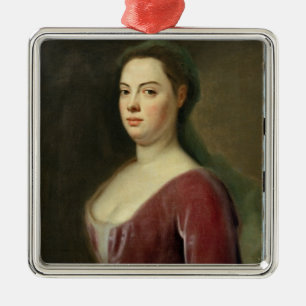 Ornamento De Metal Retrato da Senhora Denner