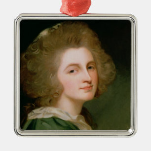 Ornamento De Metal Retrato de Ann Barbara Russell