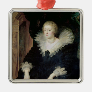 Ornamento De Metal Retrato de Anne de Áustria c.1622