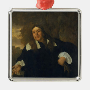 Ornamento De Metal Retrato de auto, 1662