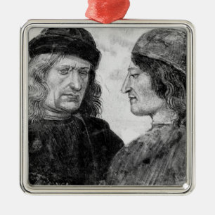 Ornamento De Metal Retrato de auto com Niccolo Franceschi