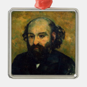 Ornamento De Metal Retrato de auto de Paul Cezanne , 1880-81