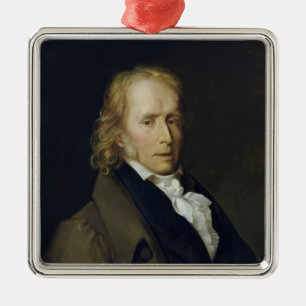 Ornamento De Metal Retrato de Benjamin Constant de Rebecque