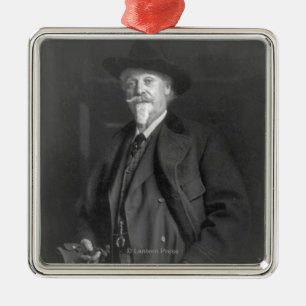 Ornamento De Metal Retrato de "Buffalo Bill" Cody