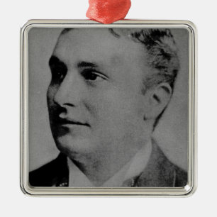 Ornamento De Metal Retrato de Charles Spencer Chaplin, Sénior