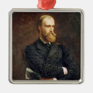 Ornamento De Metal Retrato de Charles Stewart Parnell 1892