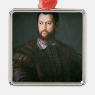 Ornamento De Metal Retrato de Cosimo mim de'Medici, século XVI