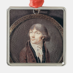 Ornamento De Metal Retrato de d'Herbois de Jean-Marie Collot